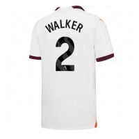 Manchester City Kyle Walker #2 Udebanetrøje 2023-24 Kortærmet